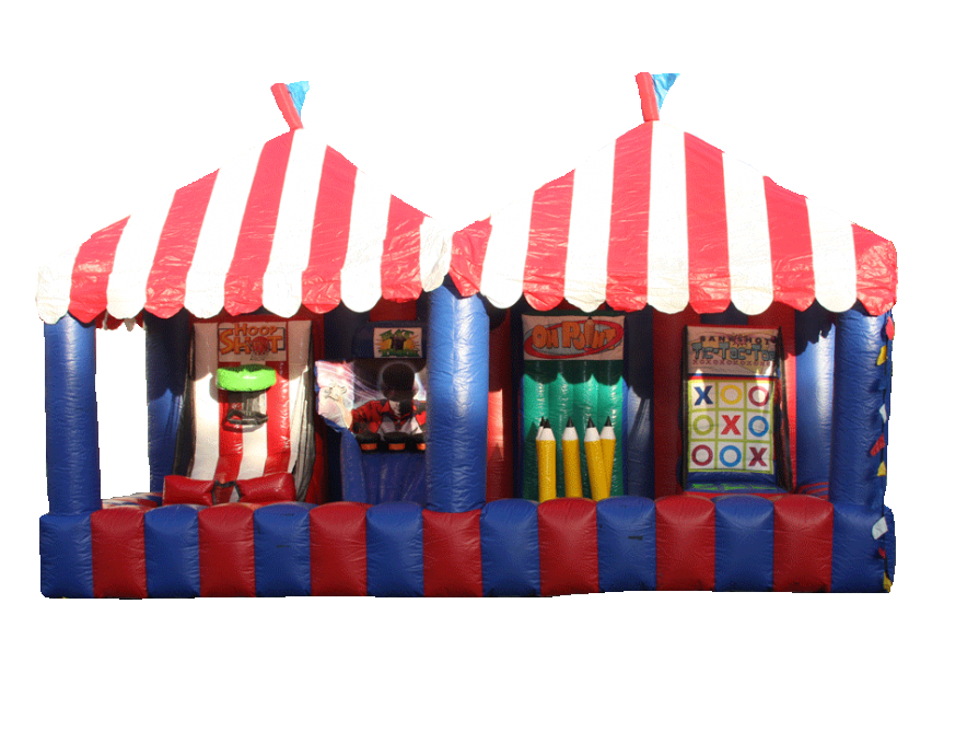 4 in 1 Inflatable carnival game